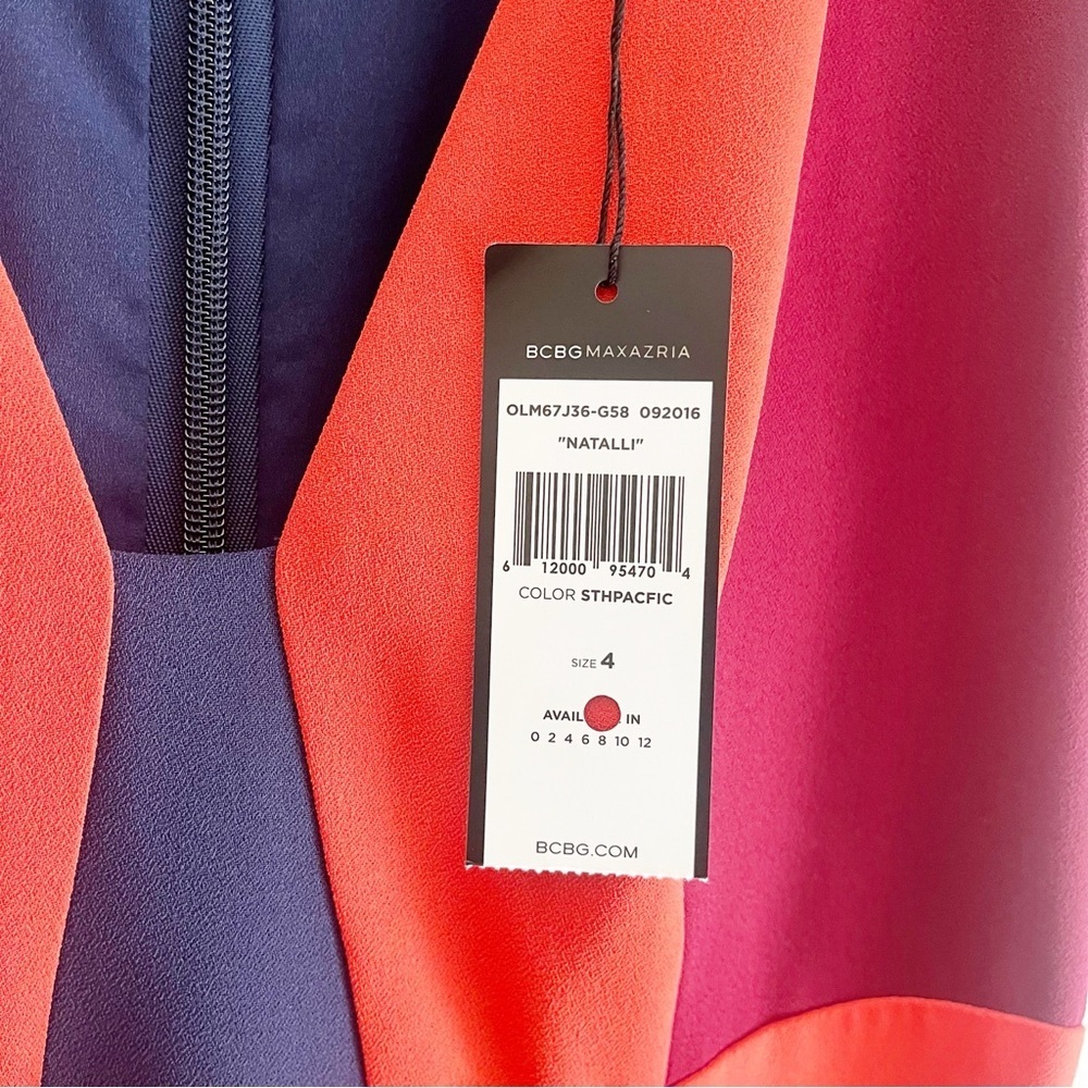 BCBGMaxAzaria Natalli Maxi Dress Size 4 New With Tags - Picture 8 of 14